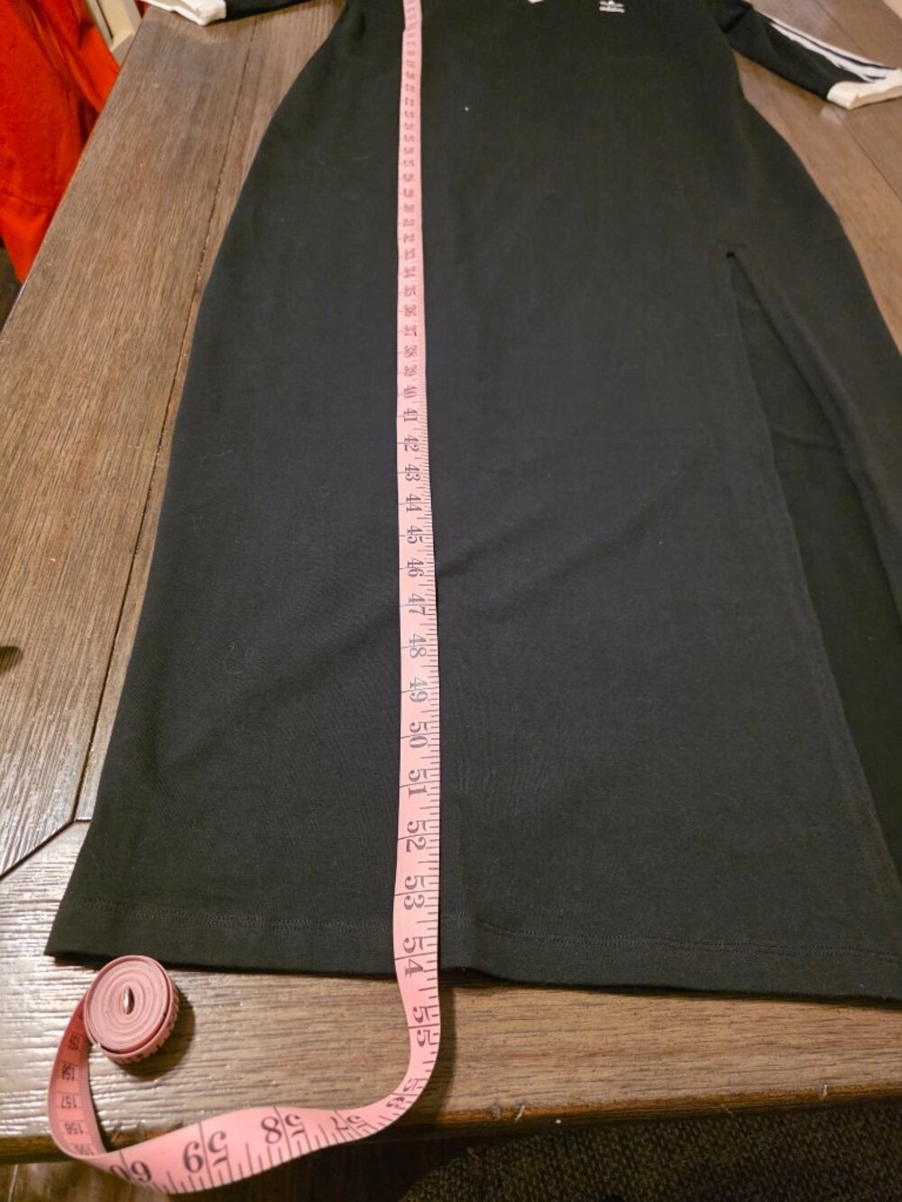 Adidas Adicolor Classics 3-Stripes Maxi Dress NWT Black 1X - Picture 4 of 16